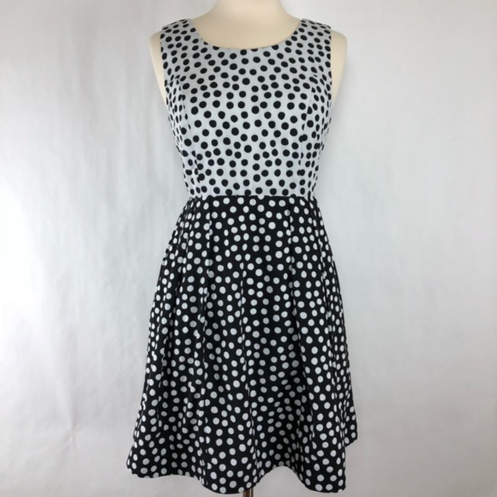 Eshakti polka dot dress size Medium